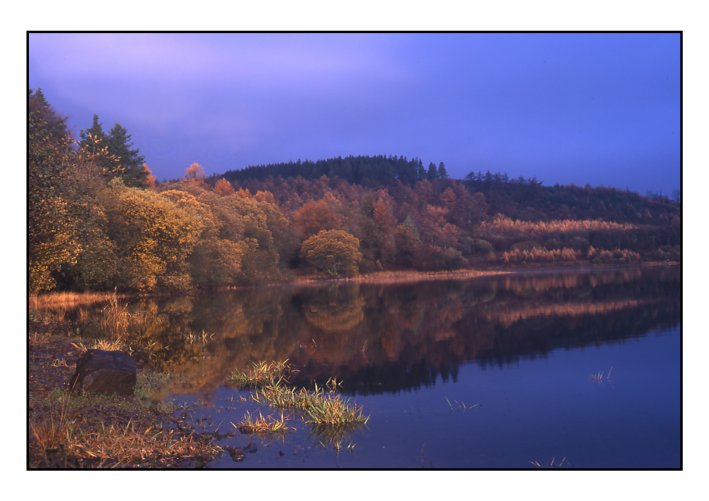 Autumn Landscape Photograph of Pontsticill Resevoir